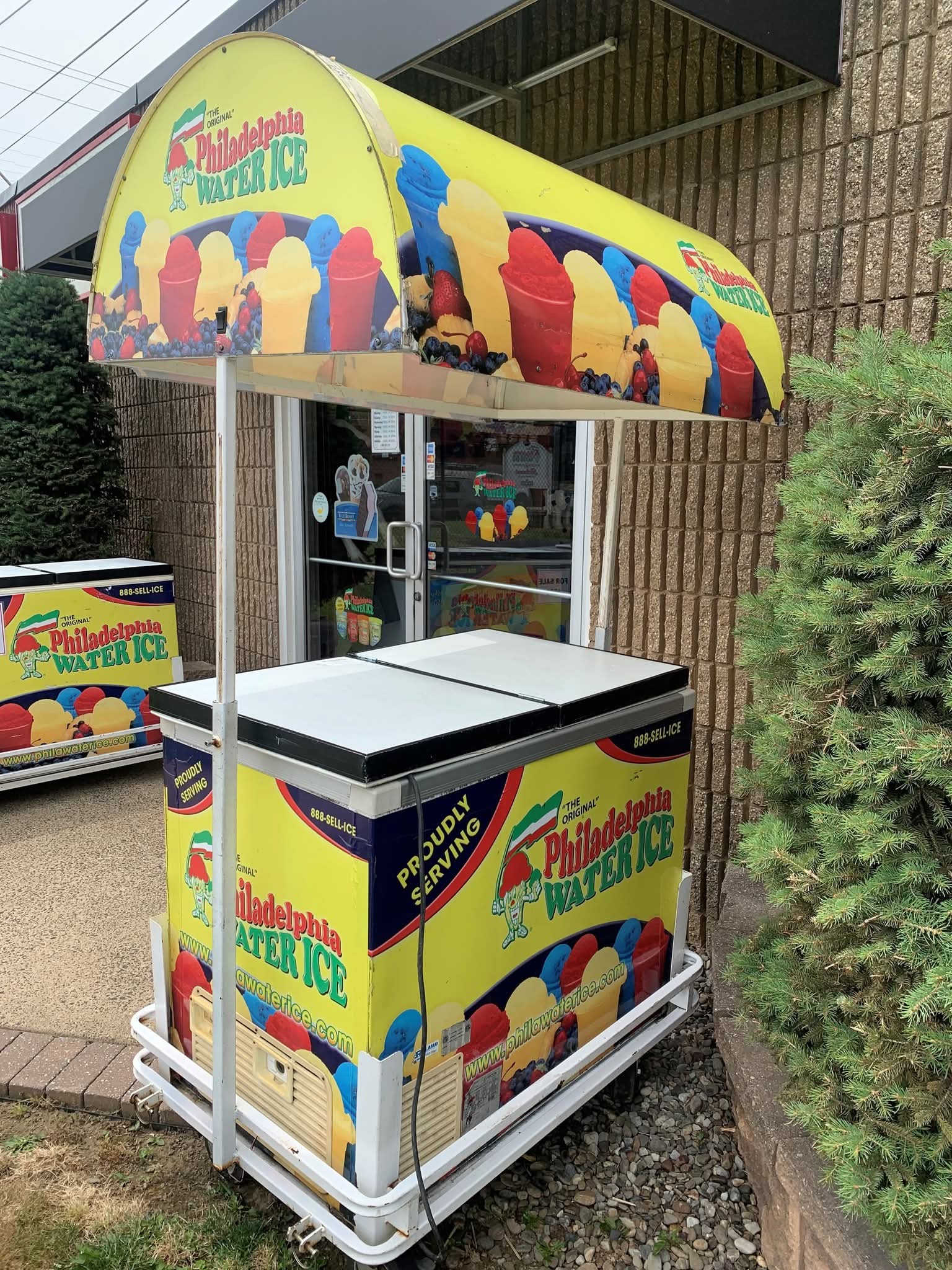 Italian Ice Push Cart